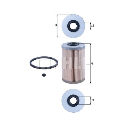 Kraftstofffilter KNECHT KX 204D f&uuml;r GMC NISSAN OPEL RENAULT VAUXHALL