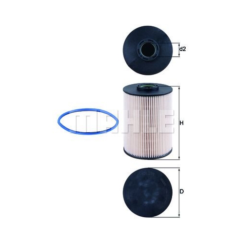 Kraftstofffilter KNECHT KX 211D f&uuml;r CITRO&Euml;N FORD PEUGEOT