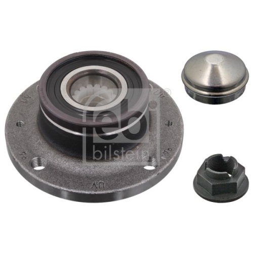 Febi Bilstein 28145 Radlagersatz mit Radnabe und Anbaumaterial , 1 St&uuml;ck