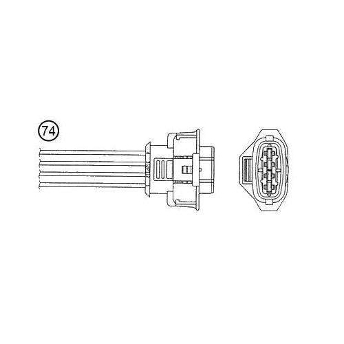 Lambdasonde NGK 0407 f&uuml;r OPEL VAUXHALL