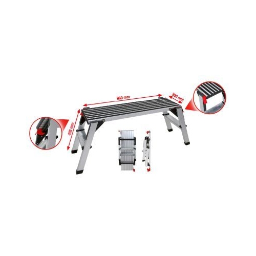 KS TOOLS Aluminium-Sicherheits-Laufb&uuml;hne 800.0960