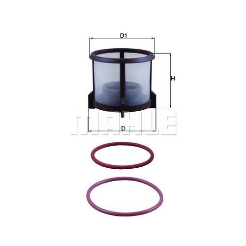 Kraftstofffilter KNECHT KX 72D2 f&uuml;r MAN MERCEDES-BENZ RENAULT LIEBHERR CLAAS