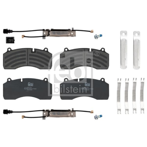 Febi Bilstein 116232 Bremsbelagsatz mit Anbaumaterial, 1 St&uuml;ck