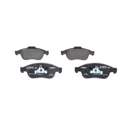 Bremsbelagsatz, Scheibenbremse BOSCH 0 986 494 441 f&uuml;r RENAULT DACIA