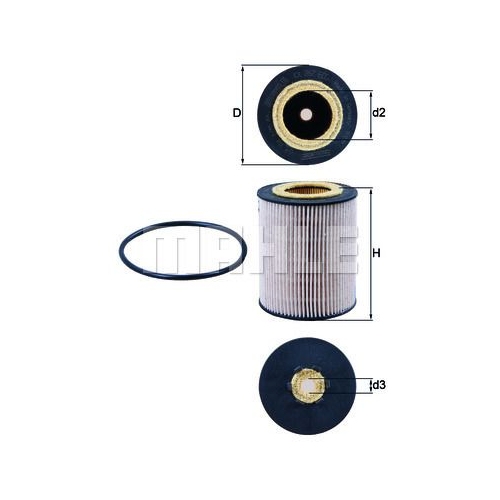 Kraftstofffilter KNECHT KX 267D f&uuml;r VOLVO FENDT DEUTZ