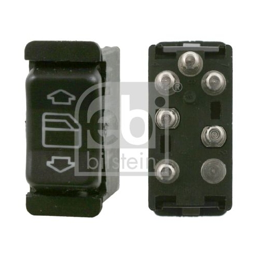 Febi Bilstein 21412 Schalter f&uuml;r elektrische Fensterheber , 1 St&uuml;ck