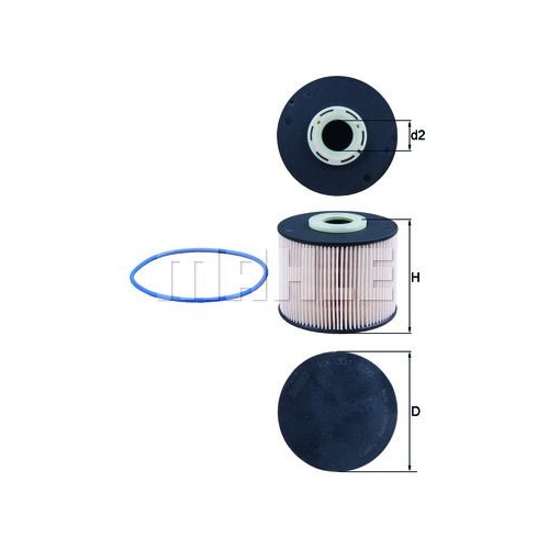 Kraftstofffilter KNECHT KX 331D f&uuml;r CITRO&Euml;N FIAT FORD PEUGEOT TOYOTA DS