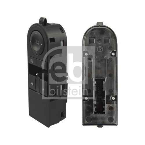 Febi Bilstein 108229 Schaltereinheit f&uuml;r elektr. Fensterheber und Spiegelverstellung, 1 St&uuml;ck