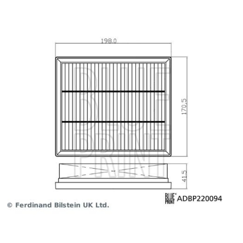 Blue Print 1x ADBP220094BP Luftfilter