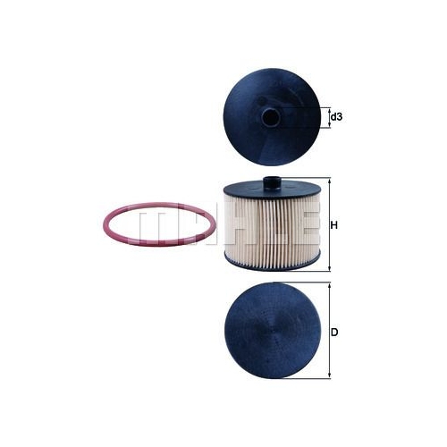 Kraftstofffilter KNECHT KX 201D f&uuml;r CITRO&Euml;N FIAT FORD PEUGEOT TOYOTA VOLVO