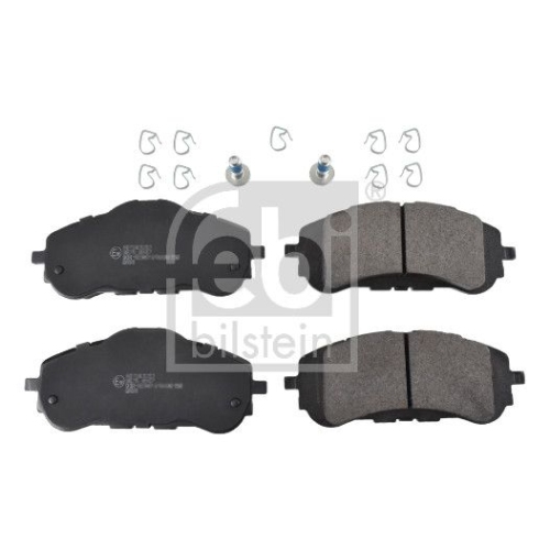 Febi Bilstein 116241 Bremsbelagsatz mit Anbaumaterial, 1 St&uuml;ck