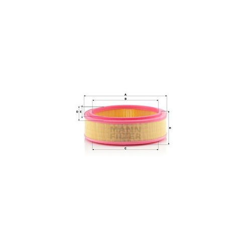 Luftfilter MANN-FILTER C 2672/1 f&uuml;r RENAULT