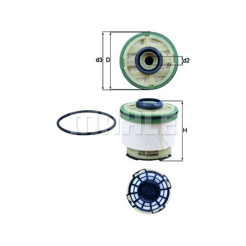 Kraftstofffilter KNECHT KX 385D f&uuml;r FORD MAZDA