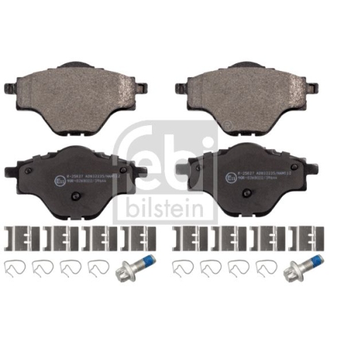 Febi Bilstein 116242 Bremsbelagsatz mit Anbaumaterial, 1 St&uuml;ck