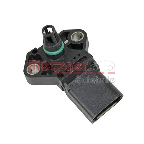 Sensor, Ladedruck METZGER 0906052 ORIGINAL ERSATZTEIL f&uuml;r VAG