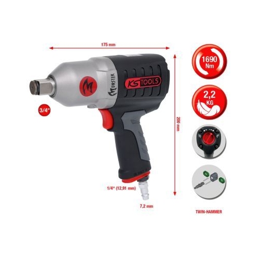 Schlagschrauber (Druckluft) KS TOOLS 515.3785