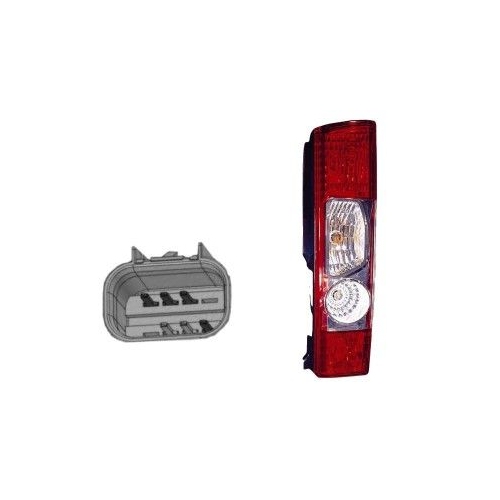 Heckleuchte VAN WEZEL 1651922 f&uuml;r FIAT, rechts