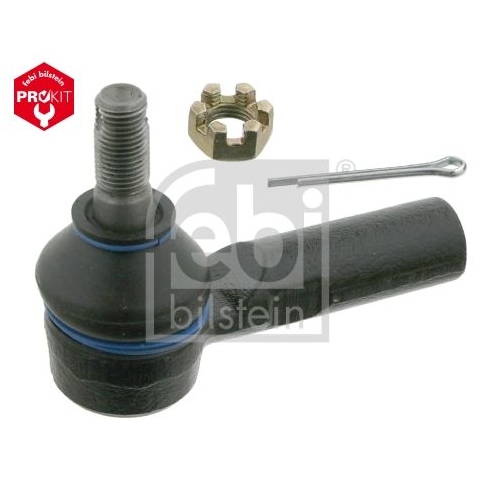 Febi Bilstein 12913 Spurstangenendst&uuml;ck mit Kronenmutter und Splint , 1 St&uuml;ck
