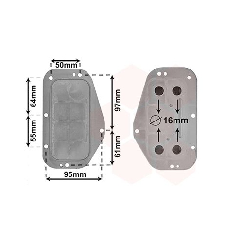 &Ouml;lk&uuml;hler, Motor&ouml;l VAN WEZEL 37013702 f&uuml;r OPEL
