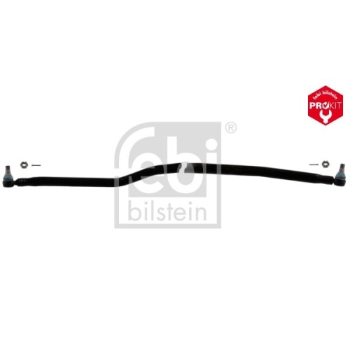 Febi Bilstein 44920 Lenkstange mit Kronenmuttern und Splinten, vom 1. Lenkzwischenhebel zum 2. Lenkzwischenhebel , 1 St&uuml;ck