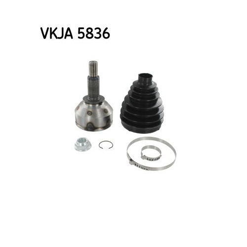 Gelenksatz, Antriebswelle SKF VKJA 5836 f&uuml;r, Vorderachse, radseitig