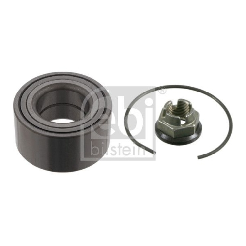 Febi Bilstein 05528 Radlagersatz mit Kronenmutter und Sicherungsring , 1 St&uuml;ck