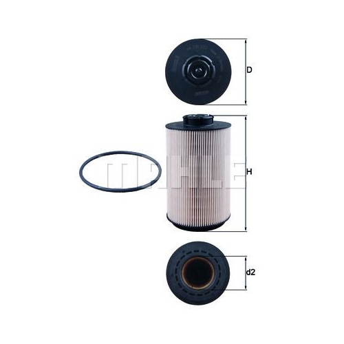 Kraftstofffilter KNECHT KX 230D f&uuml;r RENAULT VOLVO RENAULT TRUCKS DEUTZ