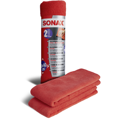 SONAX 04162410 Microfasert&uuml;cher Au&szlig;en Lackpflegeprofi2 1x