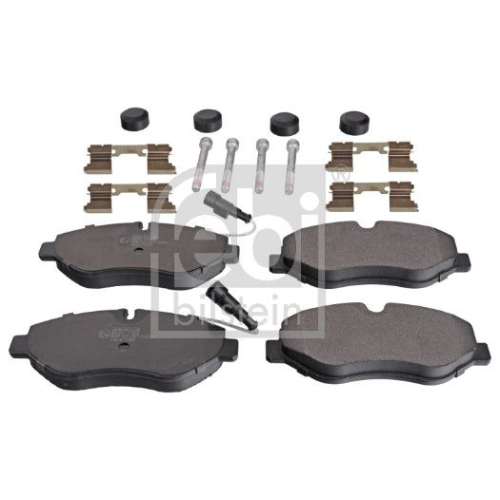 Febi Bilstein 116256 Bremsbelagsatz mit Anbaumaterial, 1 St&uuml;ck