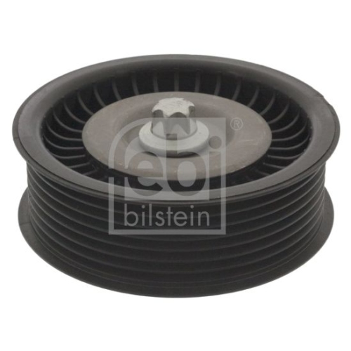 Febi Bilstein 1x 49871 Umlenkrolle f&uuml;r Keilrippenriemen, mit Schraube
