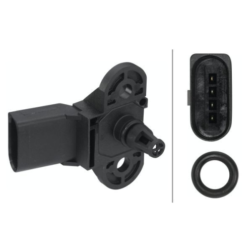 Sensor, Saugrohrdruck HELLA 6PP 009 400-541 f&uuml;r AUDI PORSCHE SEAT SKODA VW