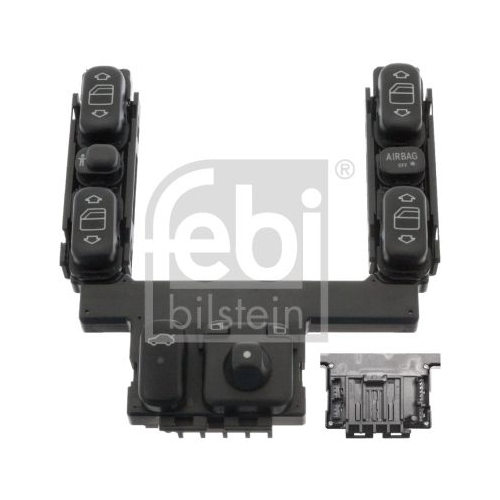 Febi Bilstein 46501 Schaltereinheit f&uuml;r elektr. Fensterheber, T&uuml;rverriegelung, Spiegelverstellung und Heckklappenentriegelung , 1 St&uuml;ck
