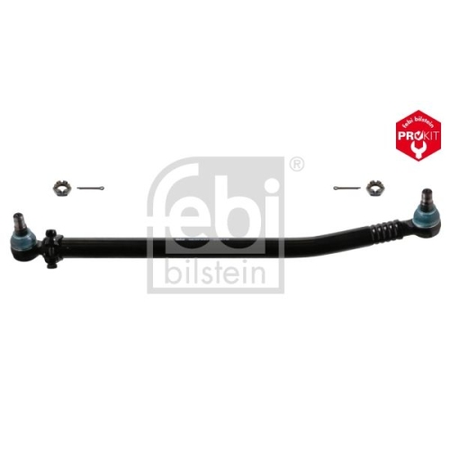 Febi Bilstein 26578 Lenkstange mit Kronenmuttern und Splinten, vom Lenkgetriebe zur 1. Vorderachse , 1 St&uuml;ck
