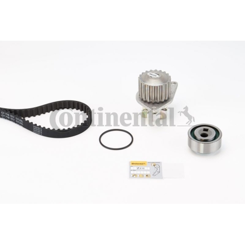 Wasserpumpe + Zahnriemensatz CONTINENTAL CTAM CT718WP1 f&uuml;r PEUGEOT