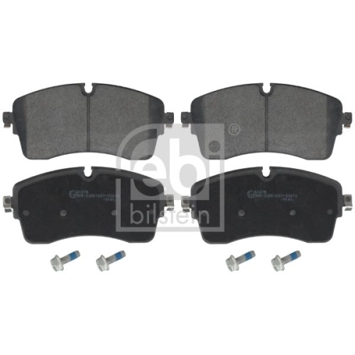 Febi Bilstein 116263 Bremsbelagsatz mit Schrauben, 1 St&uuml;ck