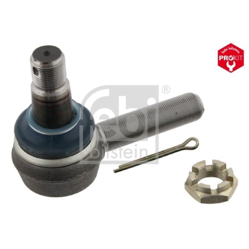 Febi Bilstein 28411 Spurstangenendst&uuml;ck mit Kronenmutter und Splint , 1 St&uuml;ck