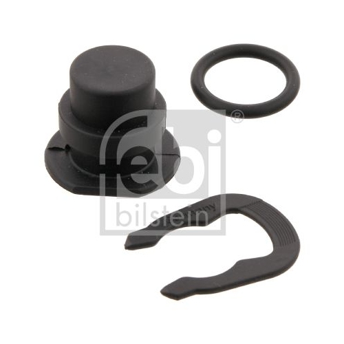 Febi Bilstein 1x 12428 Verschlussstopfen f&uuml;r K&uuml;hlwasserflansch mit Haltefeder & Dichtring