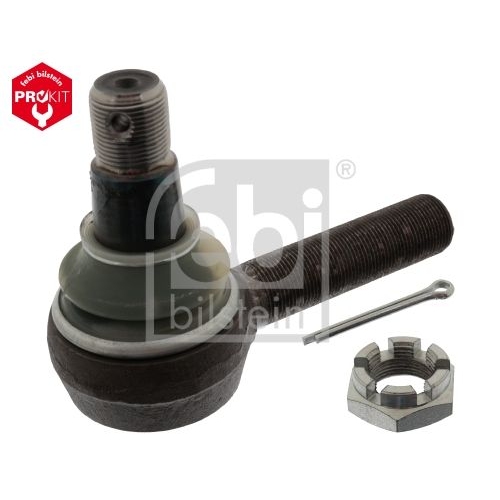 Febi Bilstein 28412 Spurstangenendst&uuml;ck mit Kronenmutter und Splint , 1 St&uuml;ck