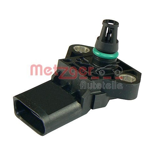 Sensor, Ladedruck METZGER 0906124 ORIGINAL ERSATZTEIL f&uuml;r VAG
