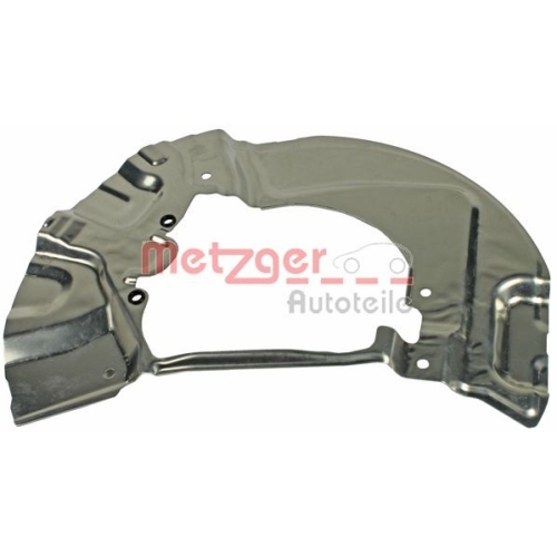 Spritzblech, Bremsscheibe METZGER 6115031 f&uuml;r BMW, Vorderachse links