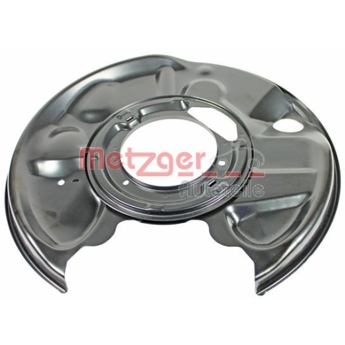 Spritzblech, Bremsscheibe METZGER 6115034 f&uuml;r MERCEDES-BENZ, Hinterachse rechts