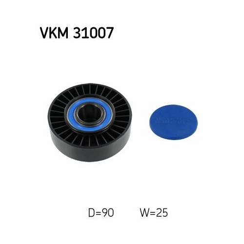 Umlenk-/F&uuml;hrungsrolle, Keilrippenriemen SKF VKM 31007 f&uuml;r AUDI SEAT SKODA VW
