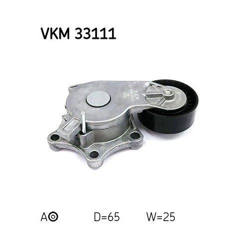 Spannrolle, Keilrippenriemen SKF VKM 33111 f&uuml;r CITRO&Euml;N PEUGEOT, links