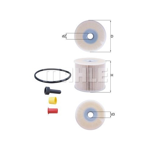 Kraftstofffilter KNECHT KX 85D f&uuml;r CITRO&Euml;N FIAT PEUGEOT SUZUKI