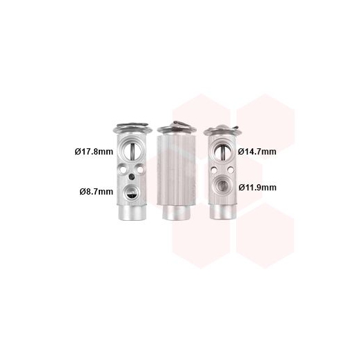 Expansionsventil, Klimaanlage VAN WEZEL 06001360 f&uuml;r BMW, hinten