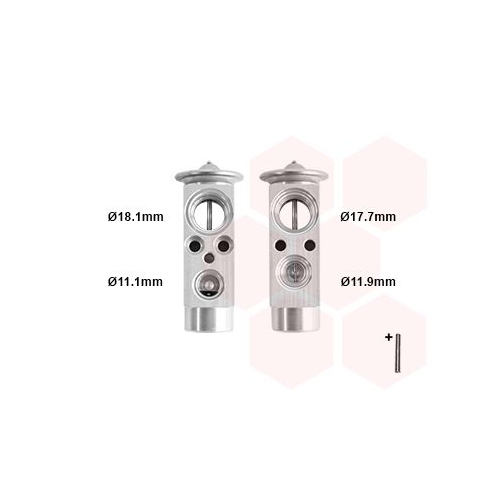 Expansionsventil, Klimaanlage VAN WEZEL 30001124 f&uuml;r MERCEDES-BENZ