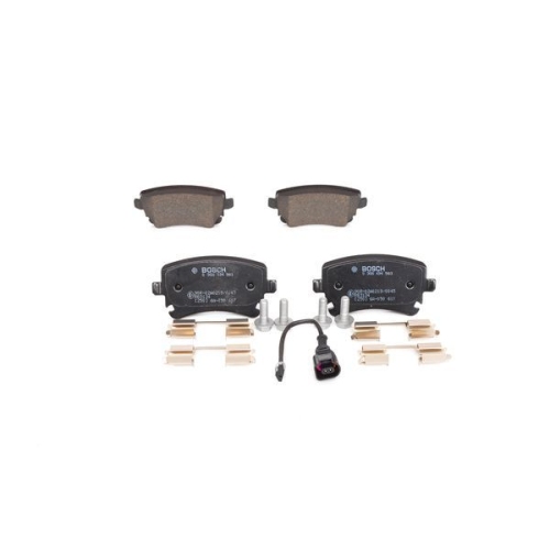 Bremsbelagsatz, Scheibenbremse BOSCH 0 986 494 583 f&uuml;r AUDI SEAT SKODA VW