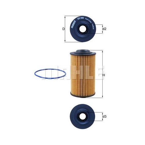 &Ouml;lfilter KNECHT OX 399D f&uuml;r FIAT GMC OPEL SAAB VAUXHALL CHEVROLET CADILLAC