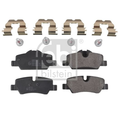 Febi Bilstein 116290 Bremsbelagsatz mit Anbaumaterial, 1 St&uuml;ck