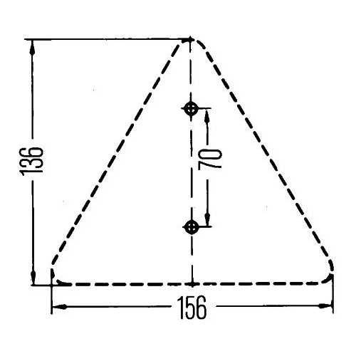 R&uuml;ckstrahler HELLA 8RA 002 020-001 f&uuml;r AEBI DAF FORD FRUEHAUF K&Auml;SSBOHRER MAN VDL